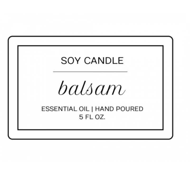 Rectangular Candle Labels