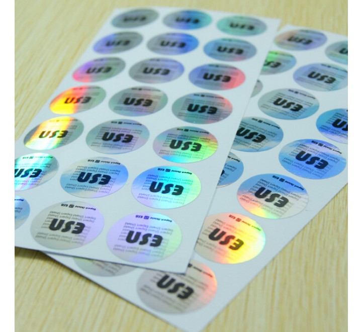 Round 3D Hologram Stickers