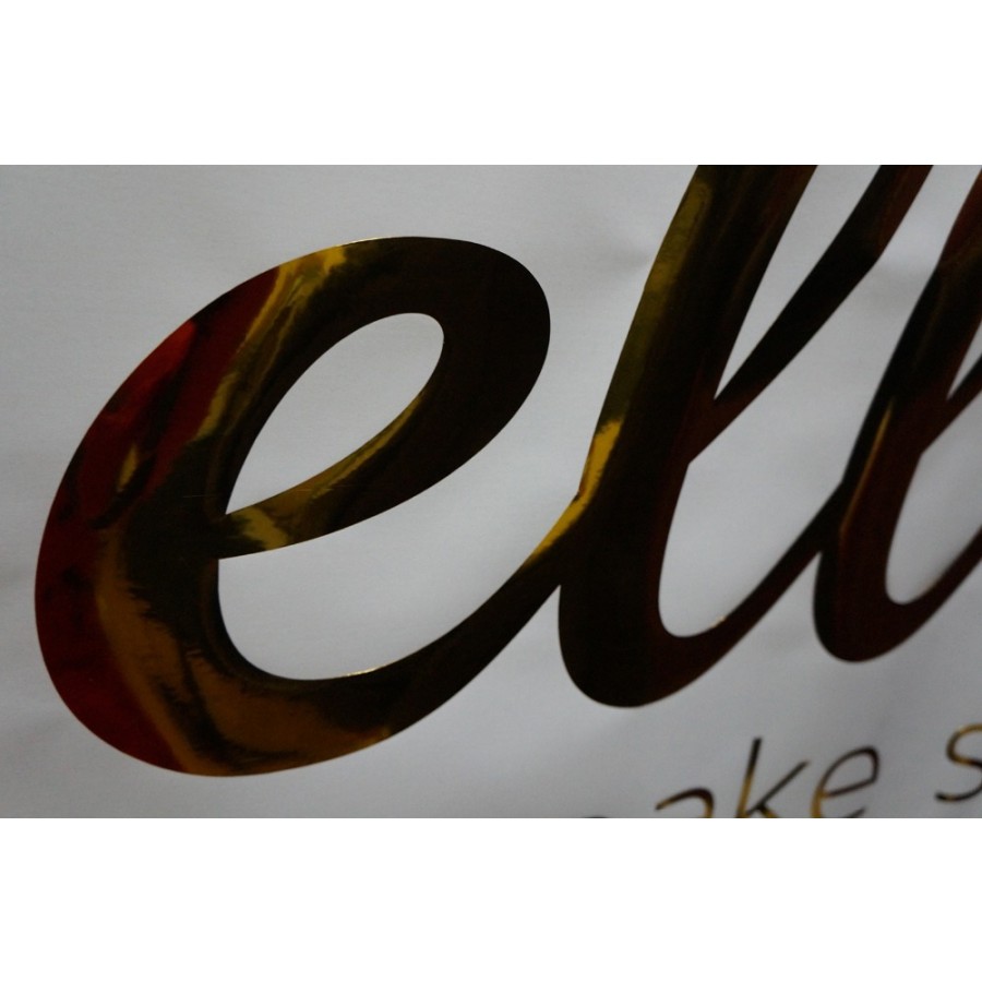 Custom Letter Cut Roll Stickers