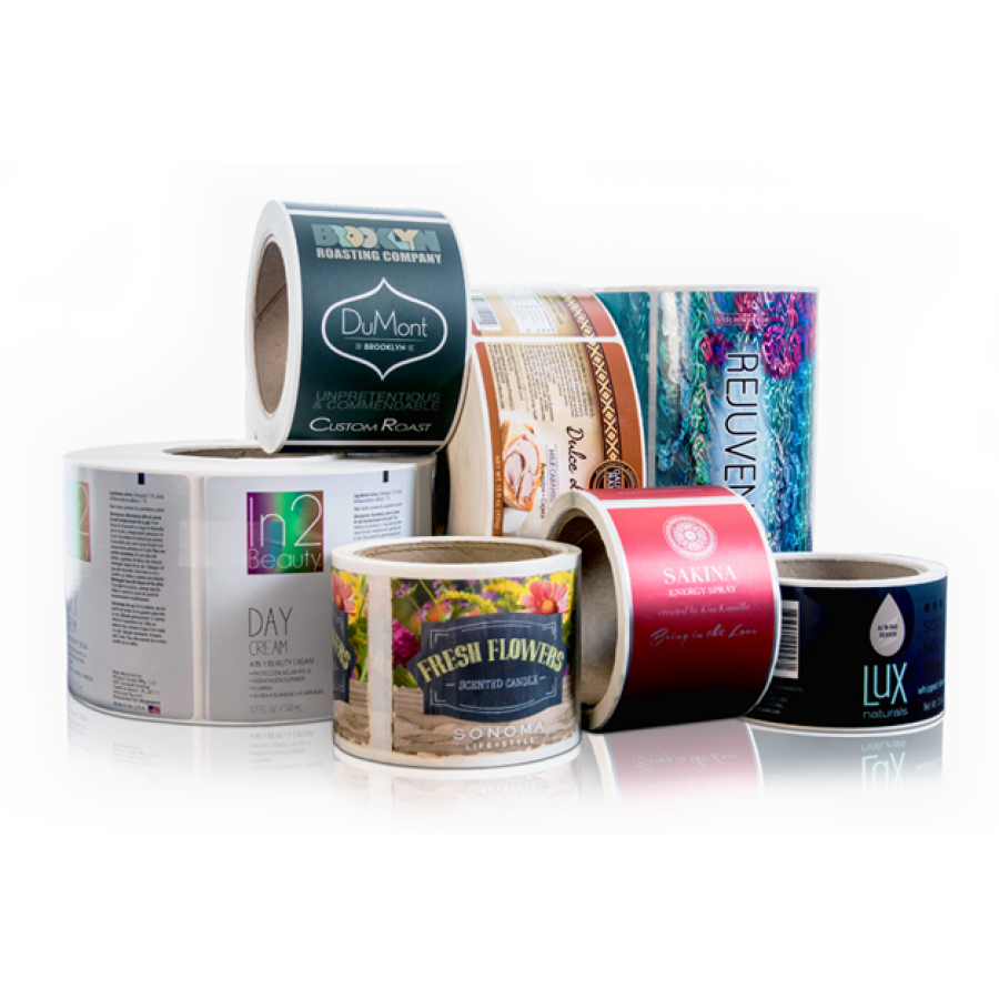 Custom Packaging Roll Stickers 