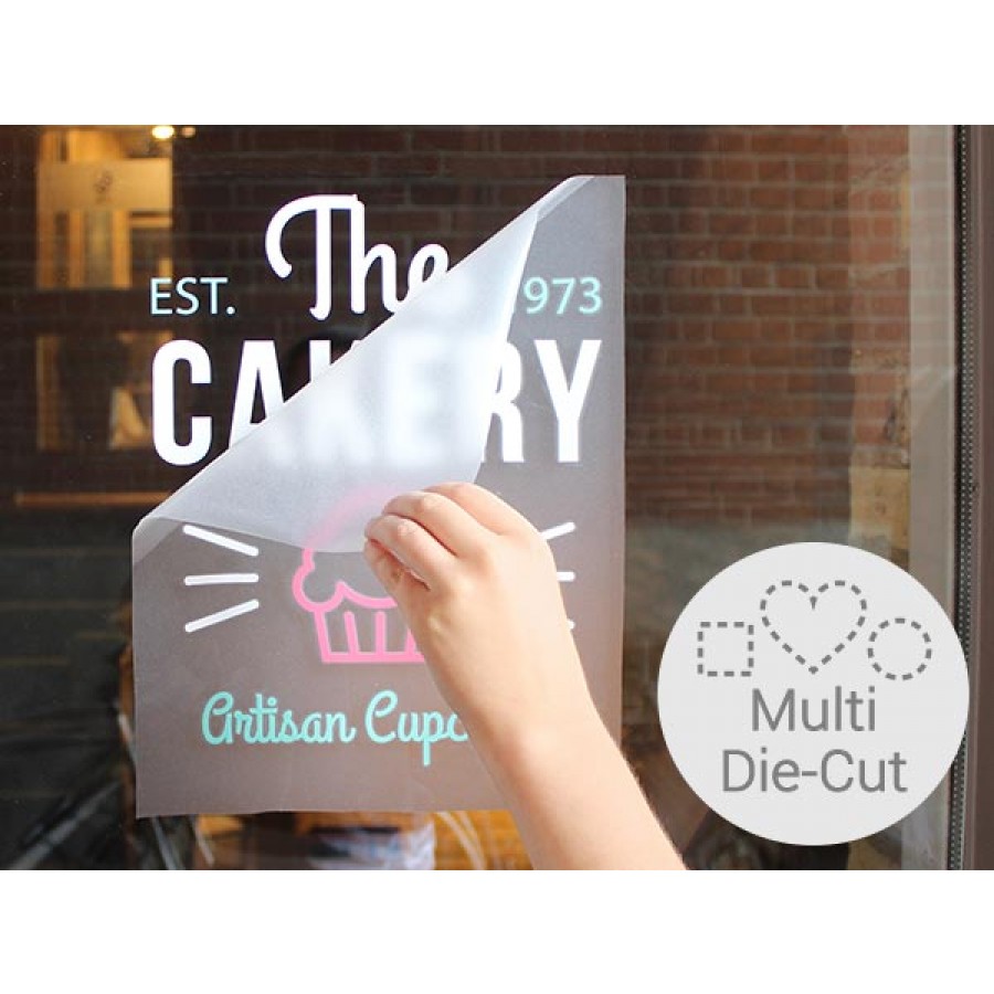 Custom window roll stickers