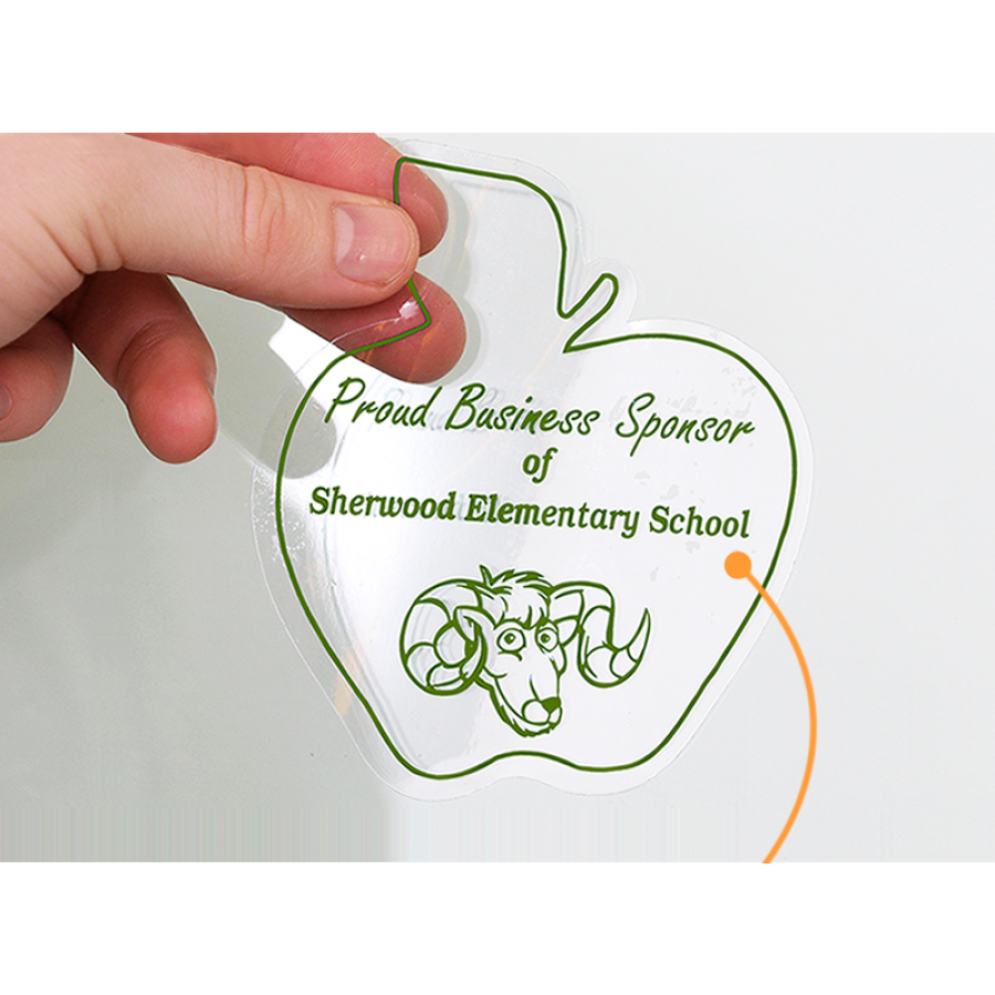 Die Cut Static Cling Roll Stickers