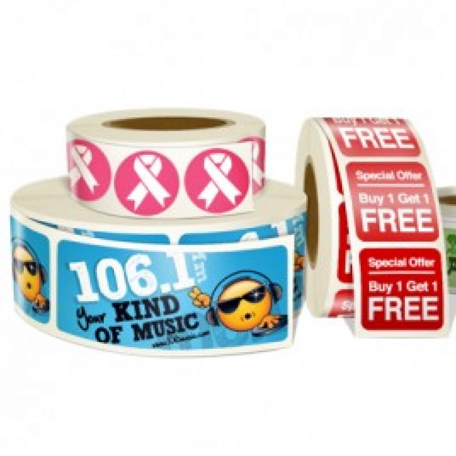 Rectangular Bike Roll Stickers