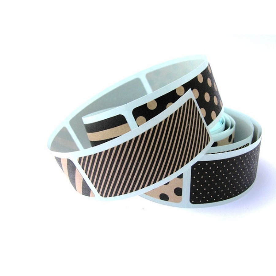 Rectangular Packaging Roll Stickers