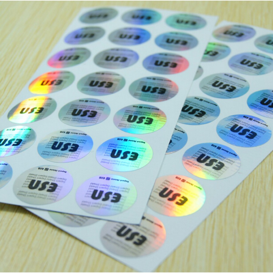 Round 3D Hologram Stickers