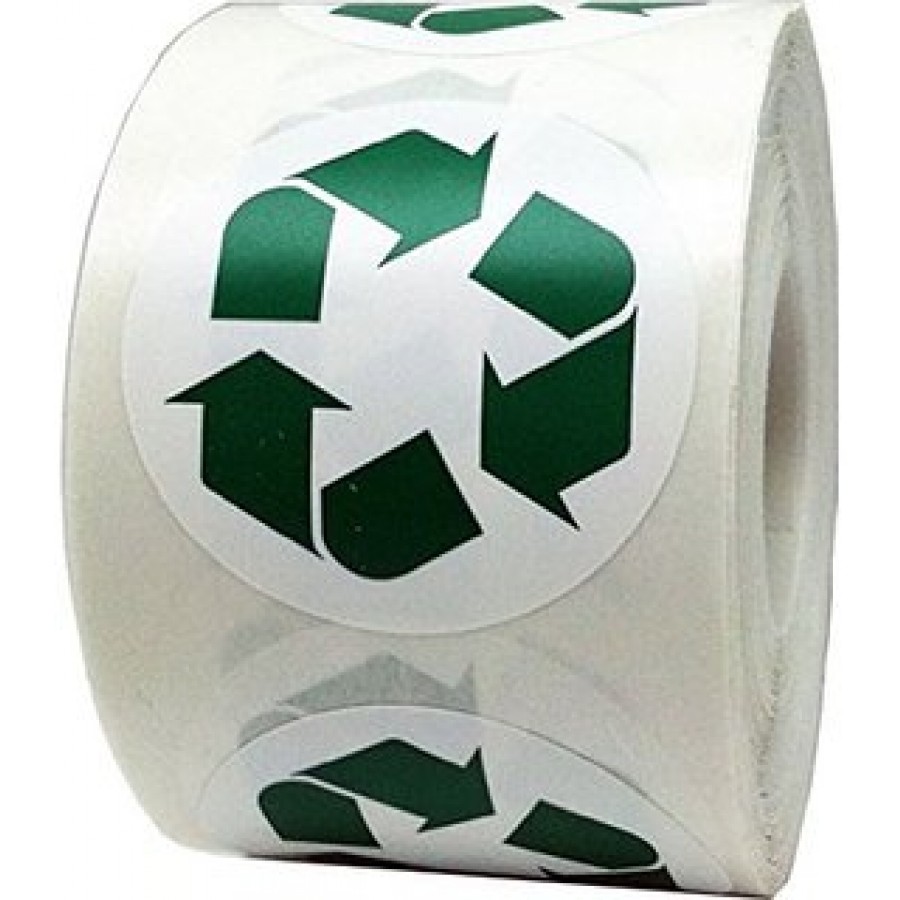 Round Logo Roll Stickers 