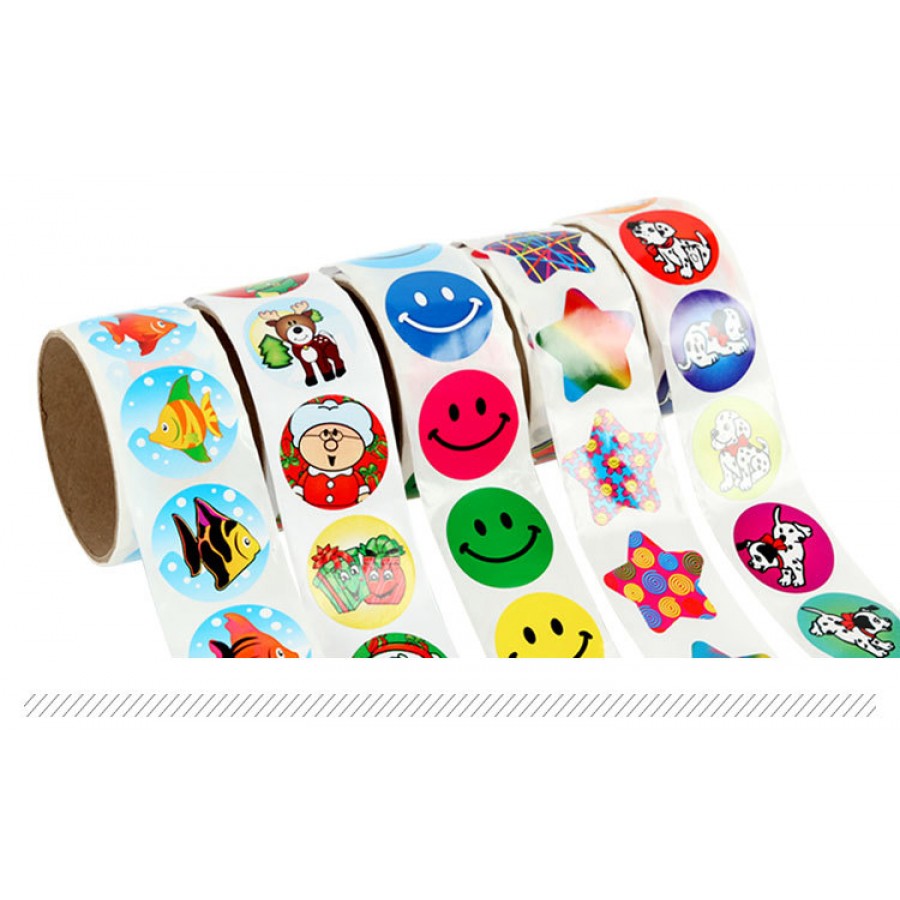 Round Roll Stickers