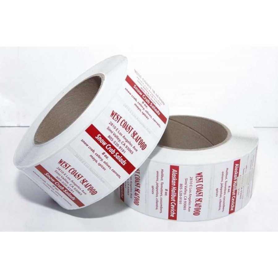 Square Business Roll Stickers