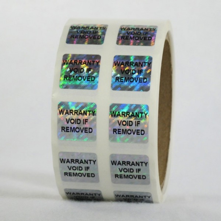 Square Foil Roll Stickers