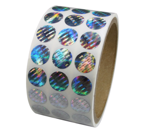 Custom Hologram Roll Stickers