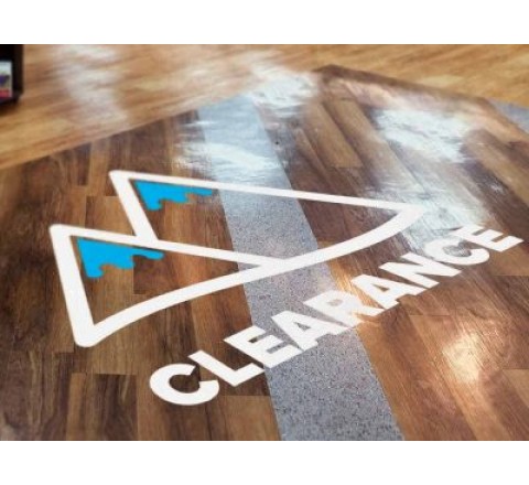 Custom vinyl floor stickers