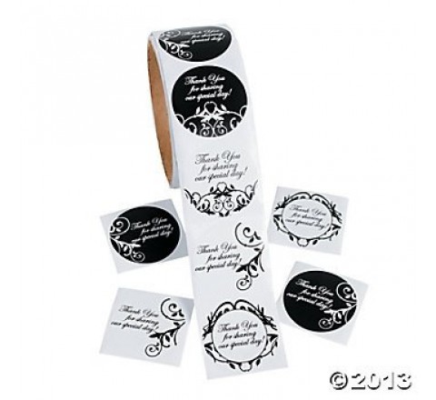 Custom Wedding Roll Stickers