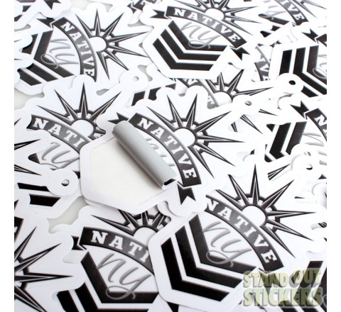 Die Cut Logo Roll Stickers