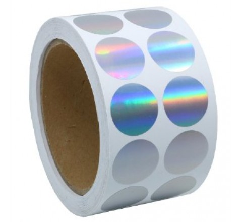 Round Hologram Roll Stickers