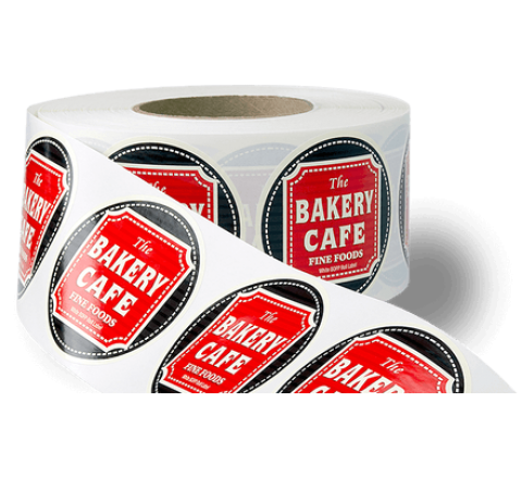 Rectangular Business Roll Stickers