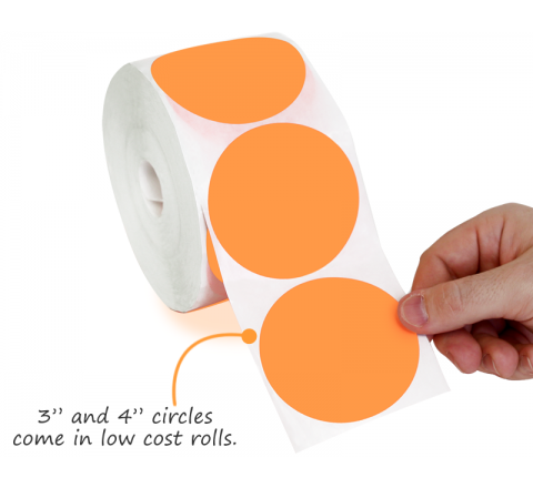 Round Car Roll Stickers