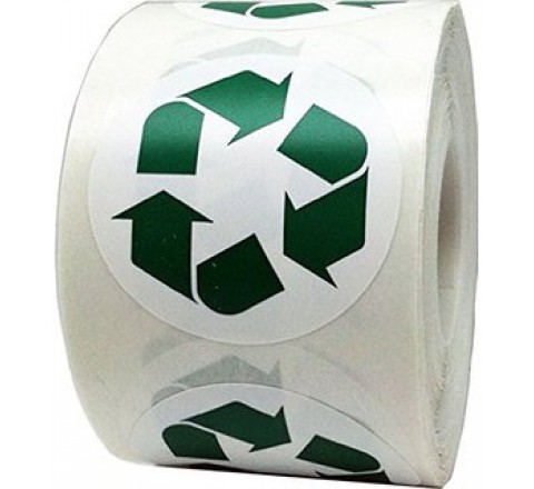 Round Logo Roll Stickers 