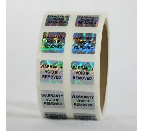 Square Foil Roll Stickers
