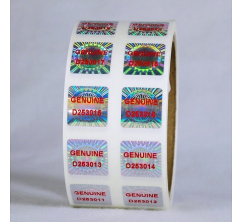Square Labels Roll Stickers